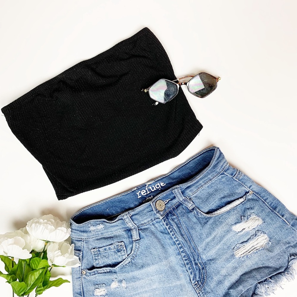 Black Crop Top